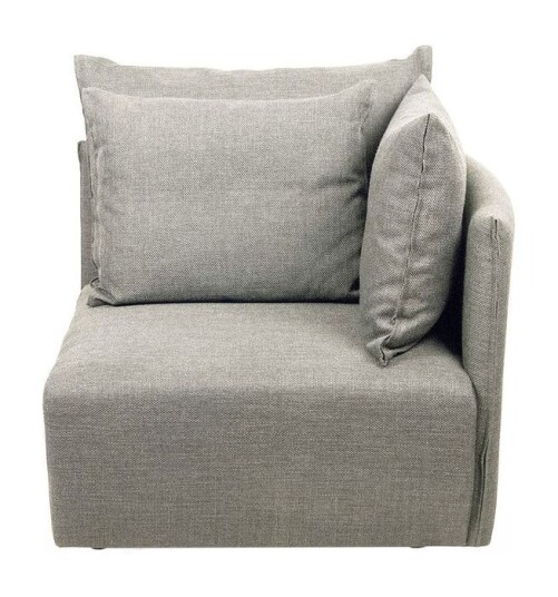 Temahome Dune Sofa m. høyre arm, Lysegrå Unoliving