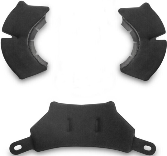 Schuberth C5 / E2 Center Pad for lange hoder M Svart