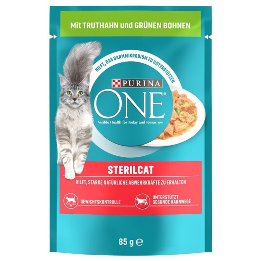 Purina One Sterilised Kalkun Og Grønne Bønner 52 X 85 G