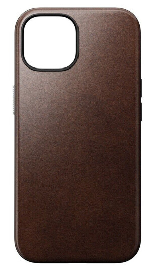Nomad Iphone 15 Deksel Modern Leather Case Horween Rustic Brown
