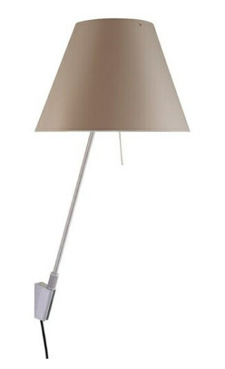 Luceplan - Costanzina Vegglampe Alu/Shaded Stone