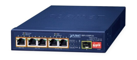 Planet Bsp-115Hp-5A, Uhåndtert, Gigabit Ethernet (10/100/1000), Strøm Over Ethernet (Poe), Kan Monteres På Vegg