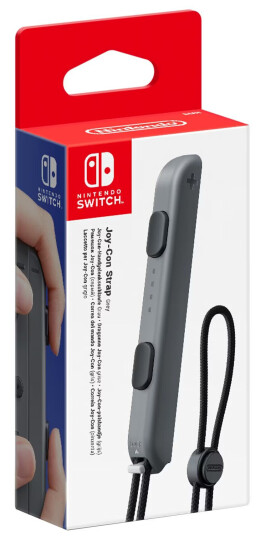 Nintendo Switch Joy-Con håndleddsstropp grå 
