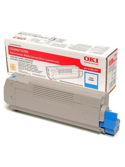OKI 43381907 Toner - Laser toner Blå OKI 43381907 Toner - Laser toner Blå