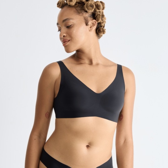 Sloggi BH Zero Feel 2 0 Soft Bra Svart X-Large Dame