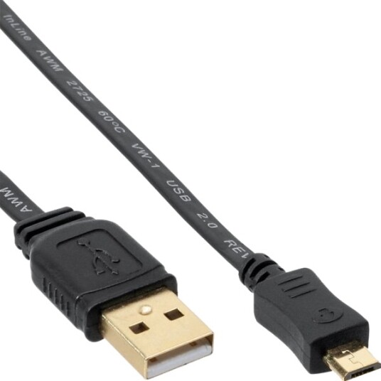 Inline 31703F 0,3 M Usb A Micro Usb B Usb 2.0 Svart
