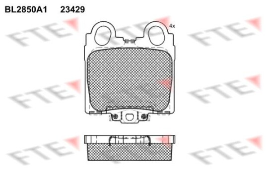 Bremseklosser FTE 9011025