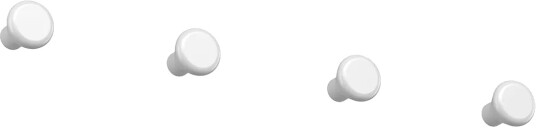Essem Design Classic knagg liten 4 pakning Hvit Essem Design Classic knagg liten 4 pakning Hvit