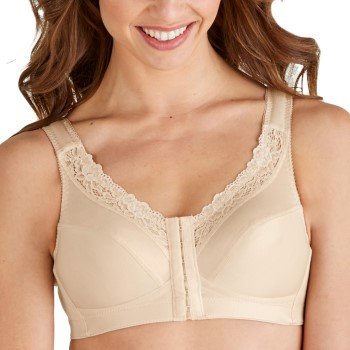 Swegmork BH Maj Front Closure Soft Bra Beige B 125 Dame