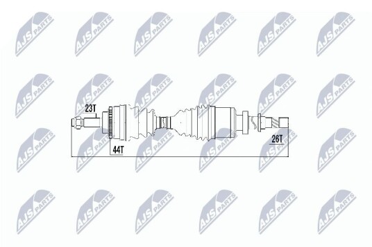Nty Drivaksel NTY NPW RE 018