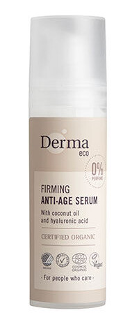 Derma Eco Anti-Age Serum 30 ml Økologisk med Hyaluronsyre og E-Vitamin