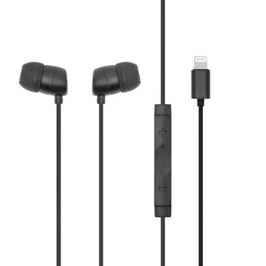 Linocell In-ear Lightning-hodetelefoner Svart Linocell In-ear Lightning-hodetelefoner Svart
