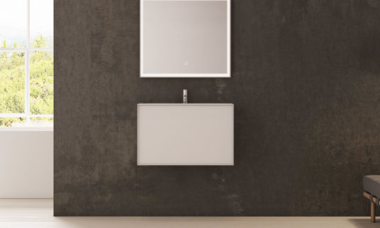 Copenhagen Bath Nexø 80 Servantskap 800x400 cm med servant Hvit Matt Copenhagen Bath Nexø 80 Servantskap 800x400 cm med servant Hvit Matt
