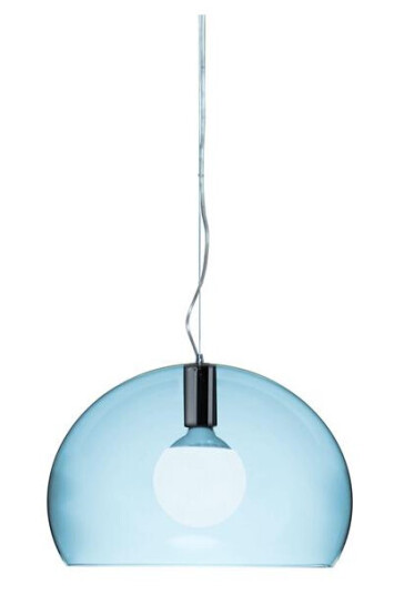 Kartell FL/Y Taklampe Lyseblå Liten Kartell FL/Y Taklampe Lyseblå Liten