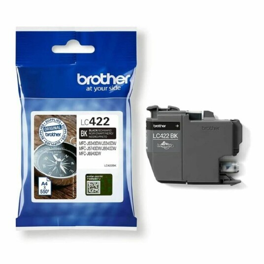 Brother Originale Blekkpatroner Brother Lc-422bk Svart