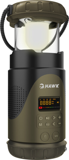Hawk Hwrdi430gn Radio Sol-Dynamo Med Lommelykt Hawk Hwrdi430gn Radio Sol-Dynamo Med Lommelykt