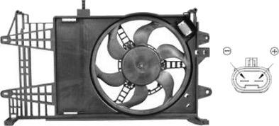 VAN WEZEL 1620751 Kjølevifte