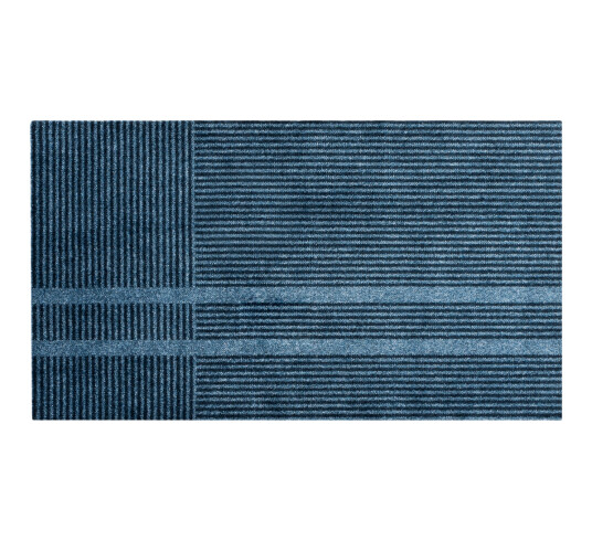 Heymat Løype Stormy Blue dørmatte 85x150 cm