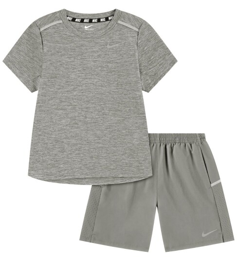 Nike Ws Woven Short Set Grey 104/110