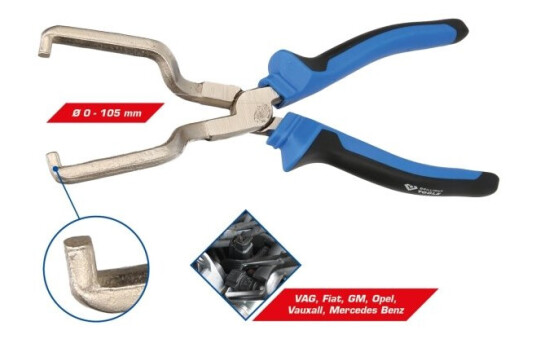 Brilliant Tools Opplåsingsverktøy for Drivstoffledning - Håndverktøy for VW, Audi, Fiat, GM, Opel, Mercedes Brilliant Tools Opplåsingsverktøy for Drivstoffledning - Håndverktøy for VW, Audi, Fiat, GM, Opel, Mercedes