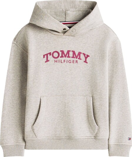 Tommy Hilfiger Hettegenser Mid Grey/Heather Grey Tommy Hilfiger 14 år 164 Hettegenser Grå