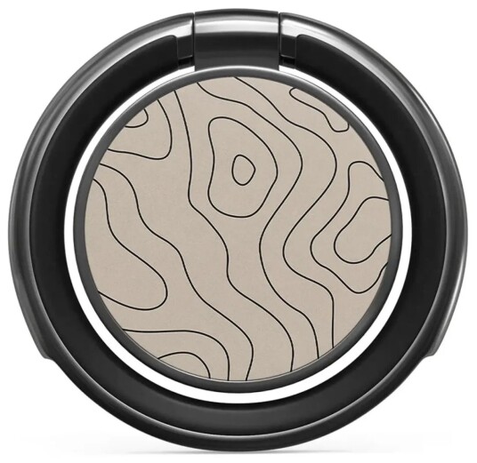 Burga Gunmetal Wild Terrain Ringholder for smarttelefon