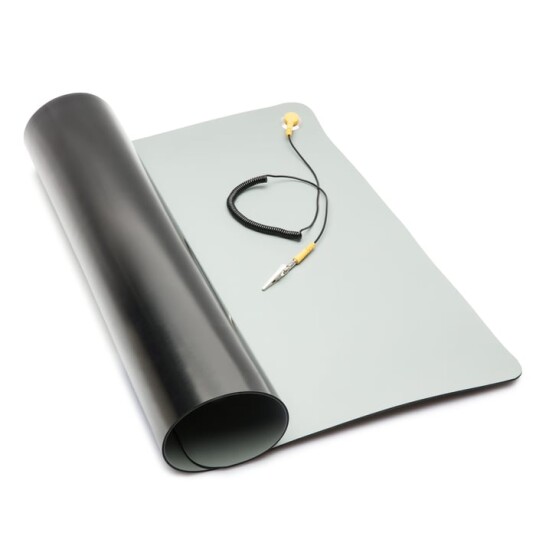Luxorparts ESD Benkmatte Med Jordingsklemme 50x60 cm