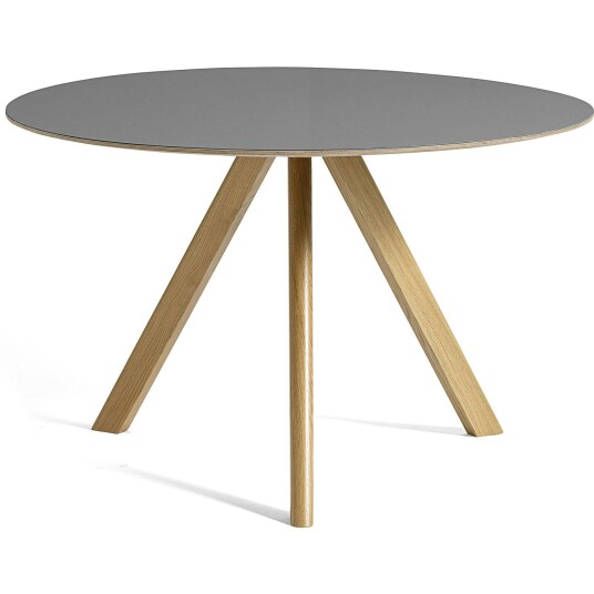 Hay CPH 20 2.0 Bord Ø120 cm Vannbasert lakkert Eik / Grå