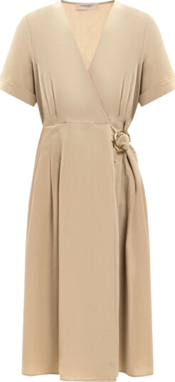 Twinset Dame Kjoler Beige M,