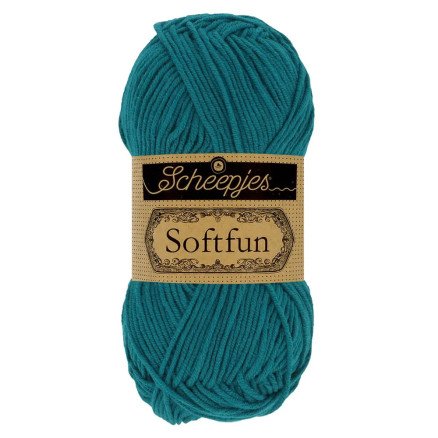 Scheepjes Softfun Garn Unicolor 2644 Lagoon Scheepjes Softfun Garn Unicolor 2644 Lagoon