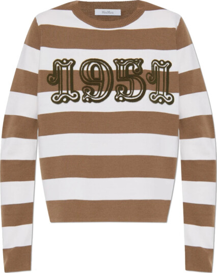 Max Mara Dame Strikkevarer Brun S,
