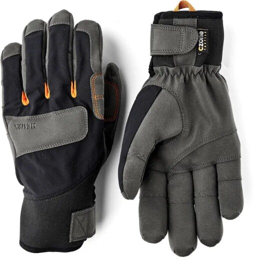 Hestra Ergo Grip Delta HDry black/dark grey 10