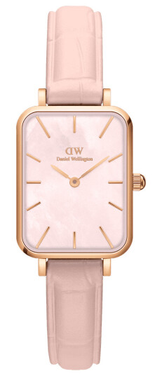 Daniel Wellington DW Klokke Quadro Pressed Rouge 20x26mm Roségull Daniel Wellington DW Klokke Quadro Pressed Rouge 20x26mm Roségull