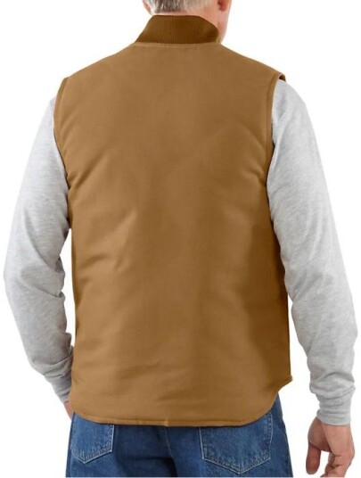 Carhartt Workwear Carhartt M"s Insulated Rib Collar Vest Carhartt® Brown Carhartt® Brown XL Carhartt Workwear Carhartt M"s Insulated Rib Collar Vest Carhartt® Brown Carhartt® Brown XL