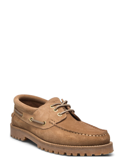 Garment Project Ollie Boat Shoe Earth Suede Beige 46 Garment Project Ollie Boat Shoe Earth Suede Beige 46
