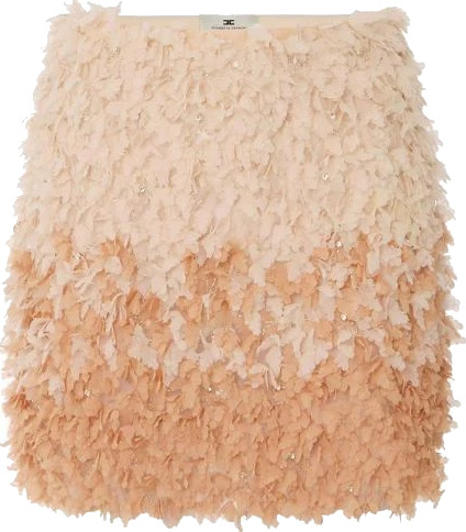 Elisabetta Franchi Dame Skjørt Beige XS, Elisabetta Franchi Dame Skjørt Beige XS,