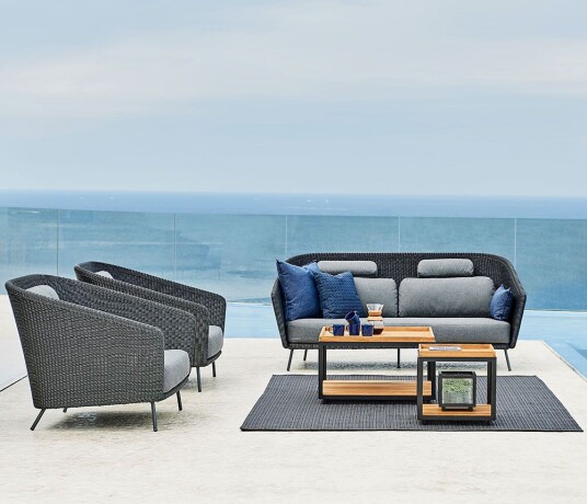 Cane line Mega Sofa Grafitt