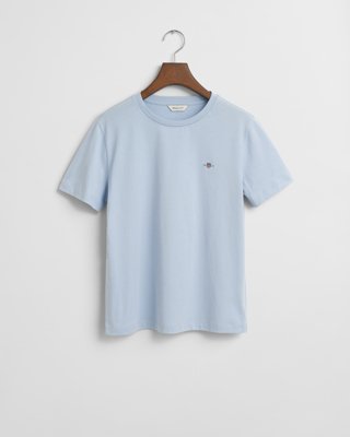 Gant Klassisk t-skjorte med Shield-logo FRESH BLUE XS Gant Klassisk t-skjorte med Shield-logo FRESH BLUE XS