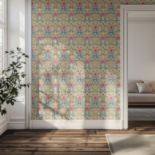 Tapet – Vintage blomster­motiv