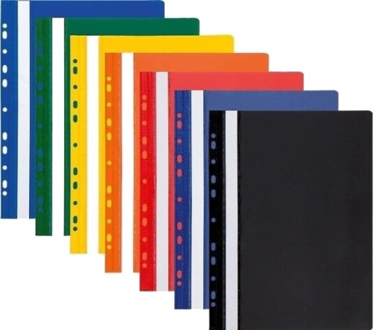 A4 Pvc Permbind Med Europerforering Blå 10 Stk A4 Pvc Permbind Med Europerforering Blå 10 Stk