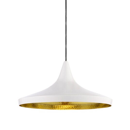 Tom Dixon - Beat Light Wide LED Pendel Hvit Tom Dixon - Beat Light Wide LED Pendel Hvit