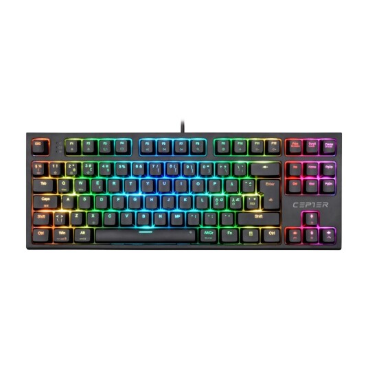Cepter Zeta TKL mekanisk gamingtastatur Cepter Zeta TKL mekanisk gamingtastatur