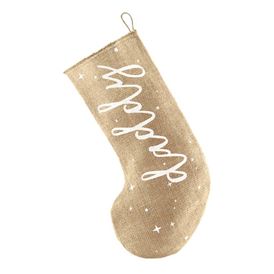 PartyDeco Julestrømpe i Jute - Daddy PartyDeco Julestrømpe i Jute - Daddy