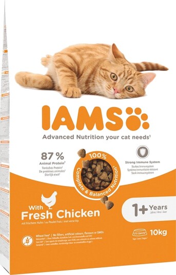 Iams Adult Med Mye Kylling 2 X 10 kg