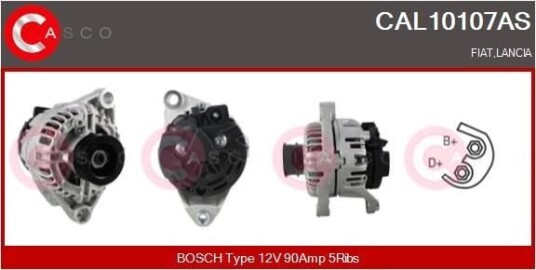 Dynamo CASCO CAL10107AS Dynamo CASCO CAL10107AS