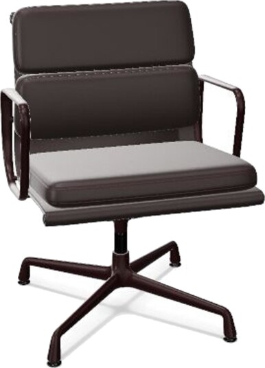 Vitra Soft Pad EA 207 kontorstol plomme/mørk bordeaux