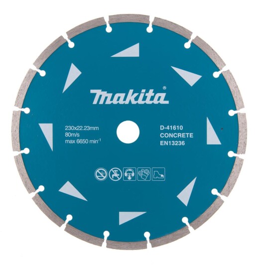 Makita D 41610 Diamantblad 230 x 22,23 x 7 mm Maskintilbehør & forbruk