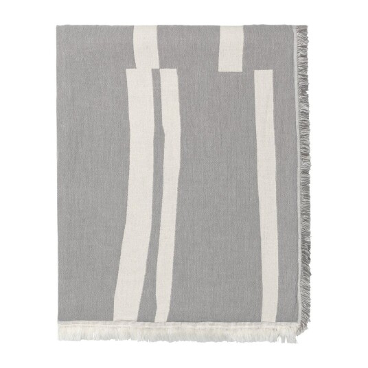 Elvang Denmark Lyme Grass pledd 130 x 180 cm Grey Elvang Denmark Lyme Grass pledd 130 x 180 cm Grey