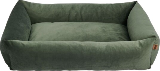 Basic Wellb Orthopedic Velvet Hundeseng Mosegrønn 100 X 70 cm