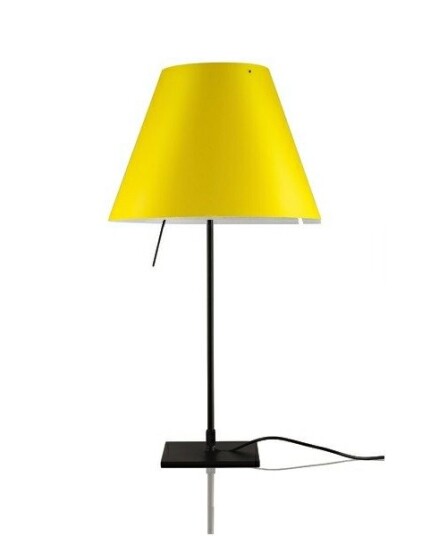 Luceplan - Costanzina Bordlampe Svart/Smart Yellow